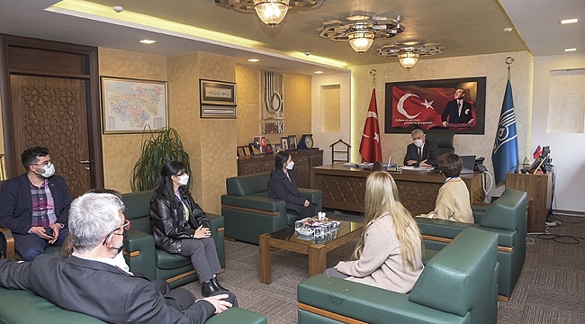Koreli stajyerler BUSKİ'de
