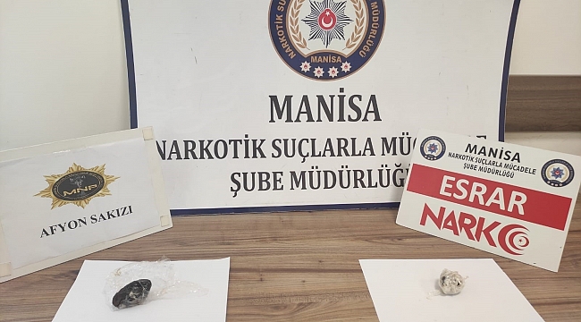 Manisa'da uyuşturucu operasyonu
