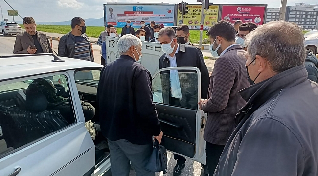 Milletvekili Fırat, kazazedelerle ilgilendi