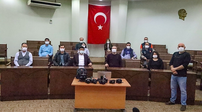 Nazilli Belediyesi basın personeline fotoğrafçılık eğitimi
