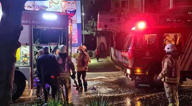 Pendik'te hastanede yangın