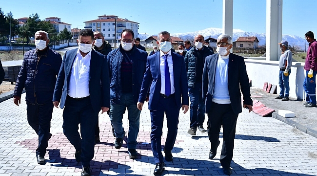 "Yeşiltepe Semt Pazarı ve Yeşil Gıda Market" projesinde çalışmalar sürüyor