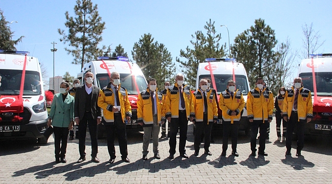 Sağlık Bakanlığından Karaman'a ambulans desteği