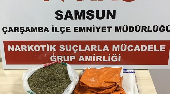 Samsun'da 550 gram bonzai ele geçirildi: 2 gözaltı