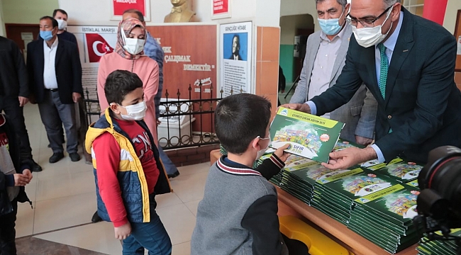 Şanlıurfa'da 15 bin öğrenciye çevreci çocuk eğitim seti dağıtıldı