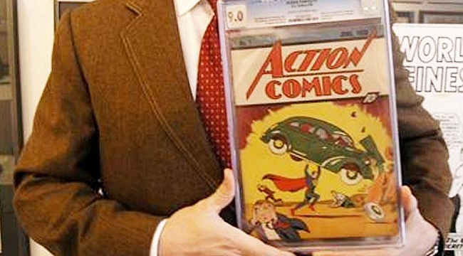Superman çizgi romanı 3,25 milyon dolara satıldı