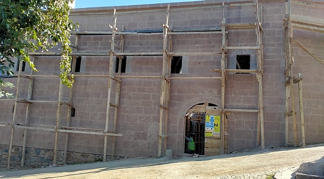 Tarihi Taşhan restorasyonunda sona gelindi