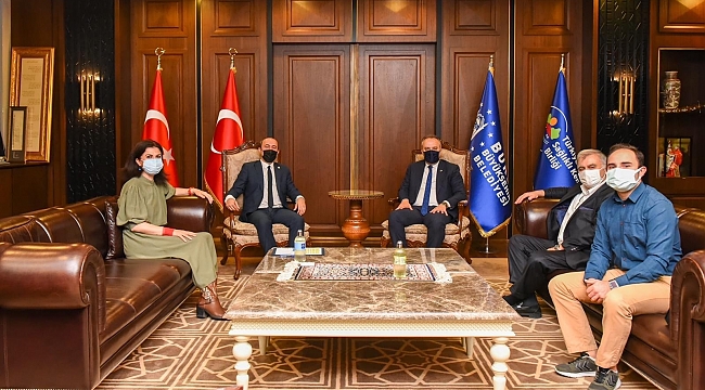 TSYD Bursa Şubesi'nden Başkan Alinur Aktaş'a ziyaret