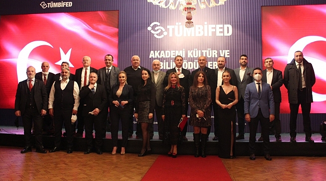 TÜMBİFED Akademi Kültür ve Bilim Ödülleri sahiplerini buldu