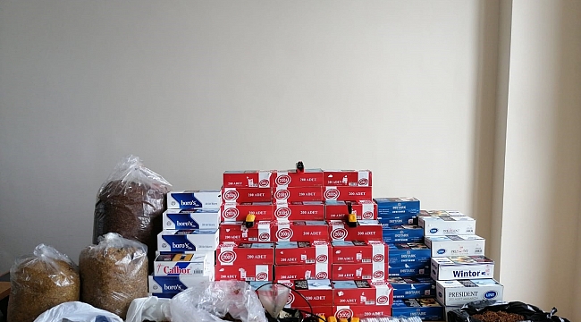 Türkeli'de tütün kaçakçılığı operasyonu: 2 gözaltı
