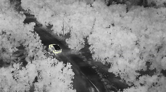 Uyuşturucu tacirleri drone ile saniye saniye takip edildi
