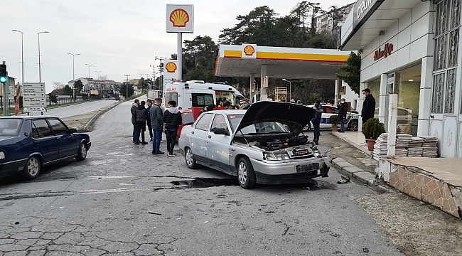 Zonguldak'ta trafik kazası: 1 yaralı