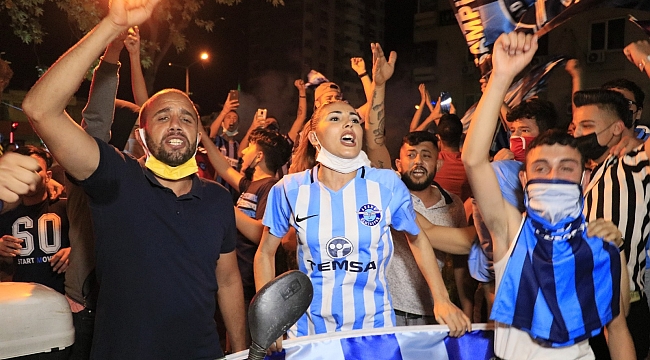 Adana Demirspor'un 26 yıl sonra gelen şampiyonluğu, kentte coşkuyla kutlandı