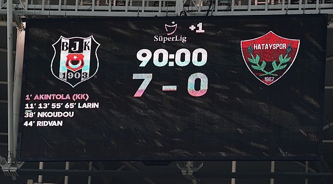 Beşiktaş'tan tarihi zafer