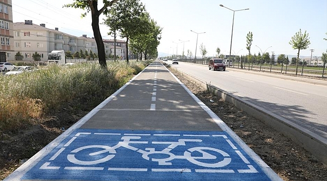 Bisiklet yolunda ikinci etap çalışmaları başladı