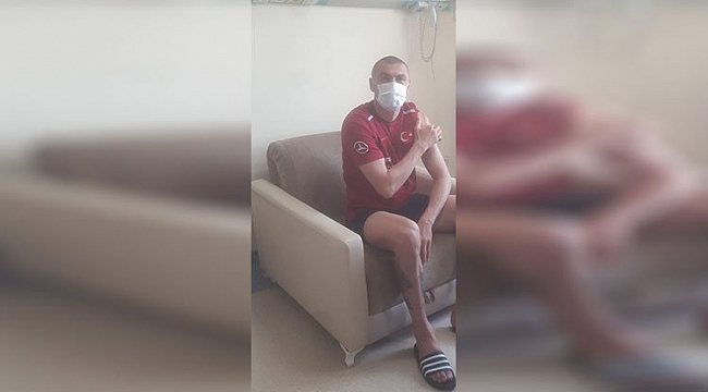 Burak Yılmaz koronavirüs aşısı oldu