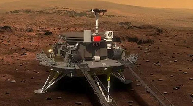 Çin'in Mars keşif aracı Kızıl Gezegen'e iniş yaptı