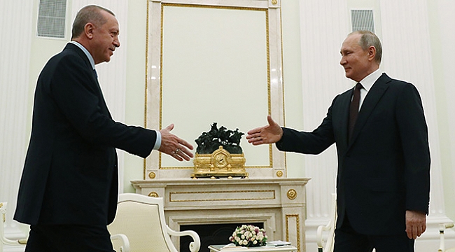 Cumhurbaşkanı Erdoğan ve Putin arasında önemli görüşme