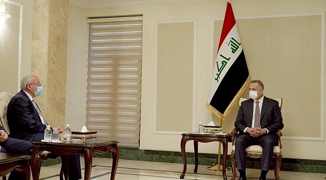 Filistin Dışişleri Bakanı Al-Maliki, Irak Başbakanı el-Kazımi ile görüştü
