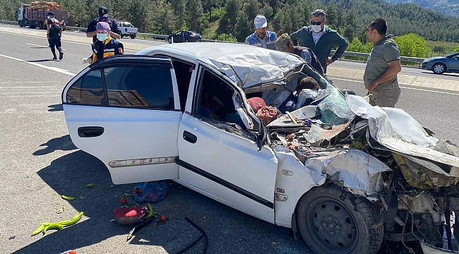 Kahramanmaraş'ta feci kaza: 4 kişi öldü