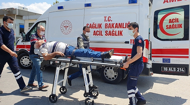 Kalp krizi geçirdi, polis noktasından yardım istedi