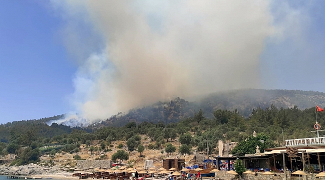 Muğla’daki orman yangını büyüyor