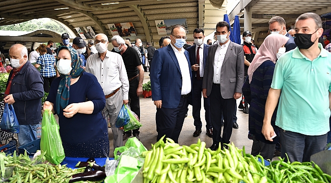 Osmangazi’de pazarlara sıkı denetim