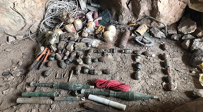 Pençe Yıldırım operasyonunda ele geçirilen mühimmatların sayısı artıyor