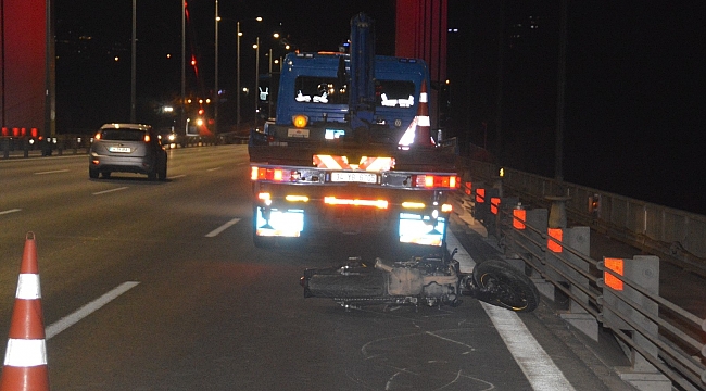 Tek teker giderken kaza yapan motosikletli hayatını kaybetti