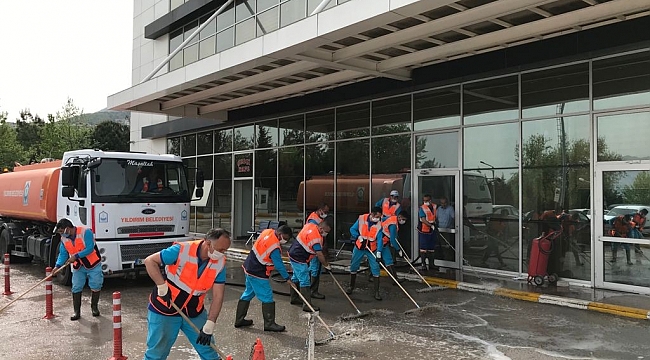 Yıldırım Belediyesi’nden hijyen seferberliği