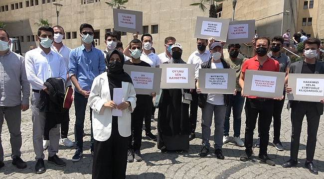 Bursa'da öğrenciler, Kılıçdaroğlu hakkında suç duyurusunda bulundu