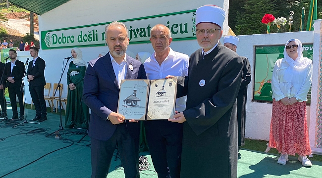 Bursa'dan Bosna'ya mescit hediyesi