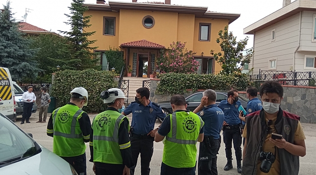 Villada korkutan patlama