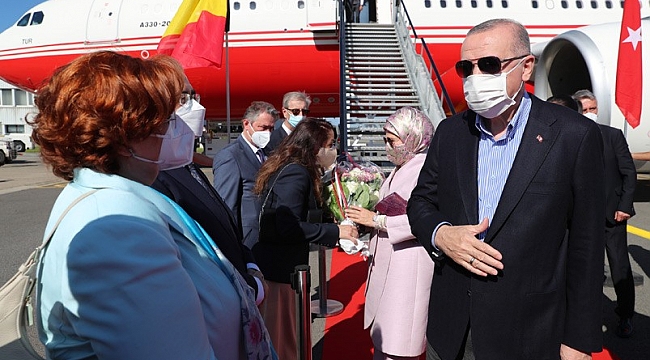 Cumhurbaşkanı Erdoğan Brüksel'de