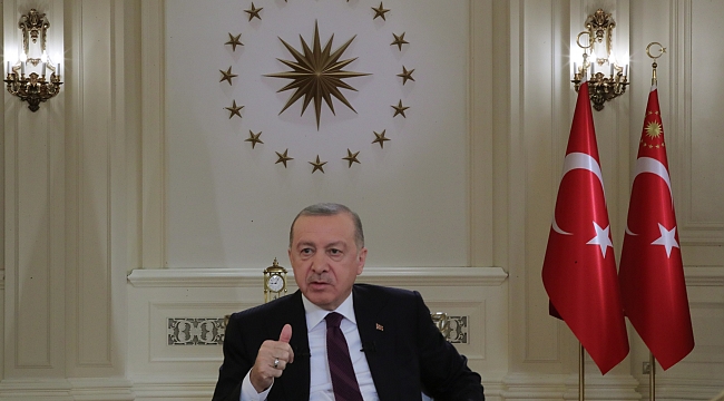 Cumhurbaşkanı Erdoğan’ın katıldığı yayında dikkat çeken detay