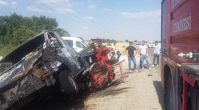 Diyarbakır’da feci kaza: 1 ölü, 7 yaralı