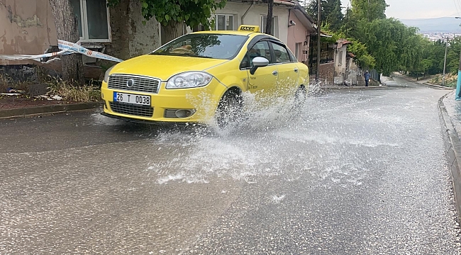Eskişehir'de sağanak yağış
