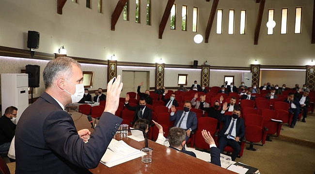 İnegöl’de haziran ayı meclis toplantısı yapıldı