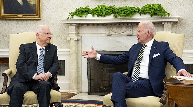 İsrail Cumhurbaşkanı Rivlin Beyaz Saray'da