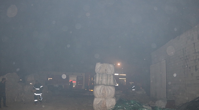 Kahramanmaraş'ta fabrika yangını