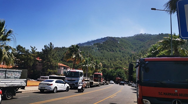 Marmaris'te orman yangınında bir işçi hayatını kaybetti