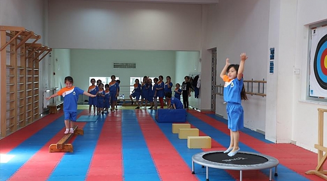 Yaz spor okulları 448 öğrenciyle eğitime başladı