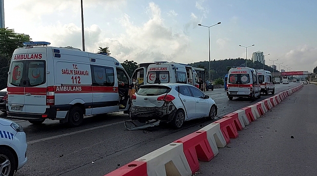 Alkollü sürücü dehşeti: 3 araca çarparak durabildi
