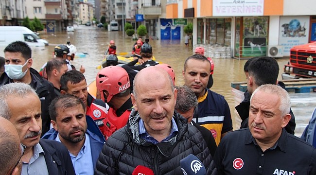 Bakan Soylu: “Can kaybımız yok; 1-2 tane yaralımız var”