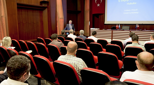 BUSKİ yöneticilerine iş sağlığı güvenliği eğitimi