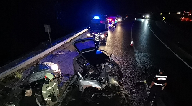Gaz pedalı takılı kalan TIR dehşet saçtı