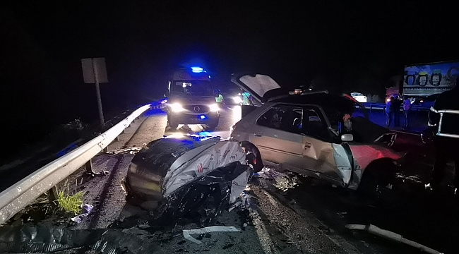 Gaz pedalı takılı kalan TIR dehşet saçtı