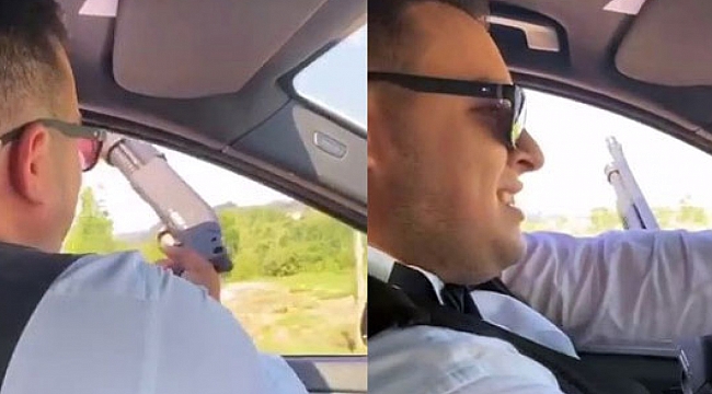 Magandalık yaptığı yetmedi, sosyal medyada da paylaştı