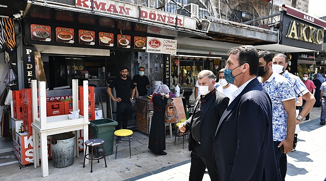 Yanan İşyerine Geçmiş Olsun Ziyareti