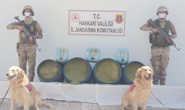 318 kilo esrar ele geçirildi
